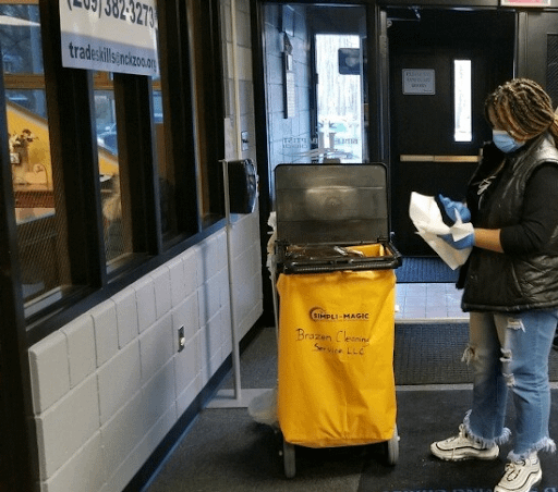 A New Connections Of Kalamazoo janitorial student